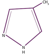 Figure 3. Chemical structure of fomepizole (Antizol)